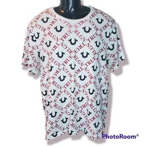 True Religion Jude Logo TShirt Red sz XL